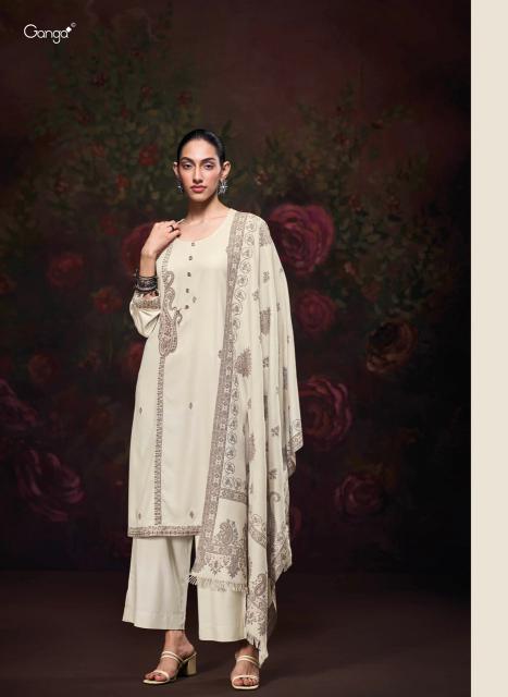 Ganga iktara dress material designs in pune city wholesale shop
